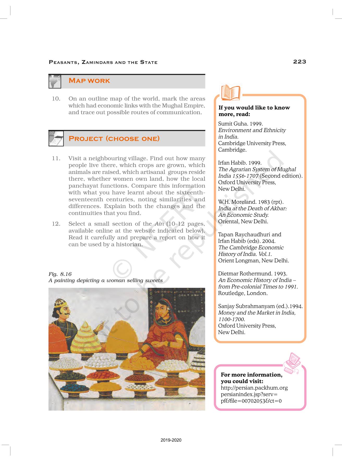 Peasants Zamindars And The State Ncert Book Of Class Themes In